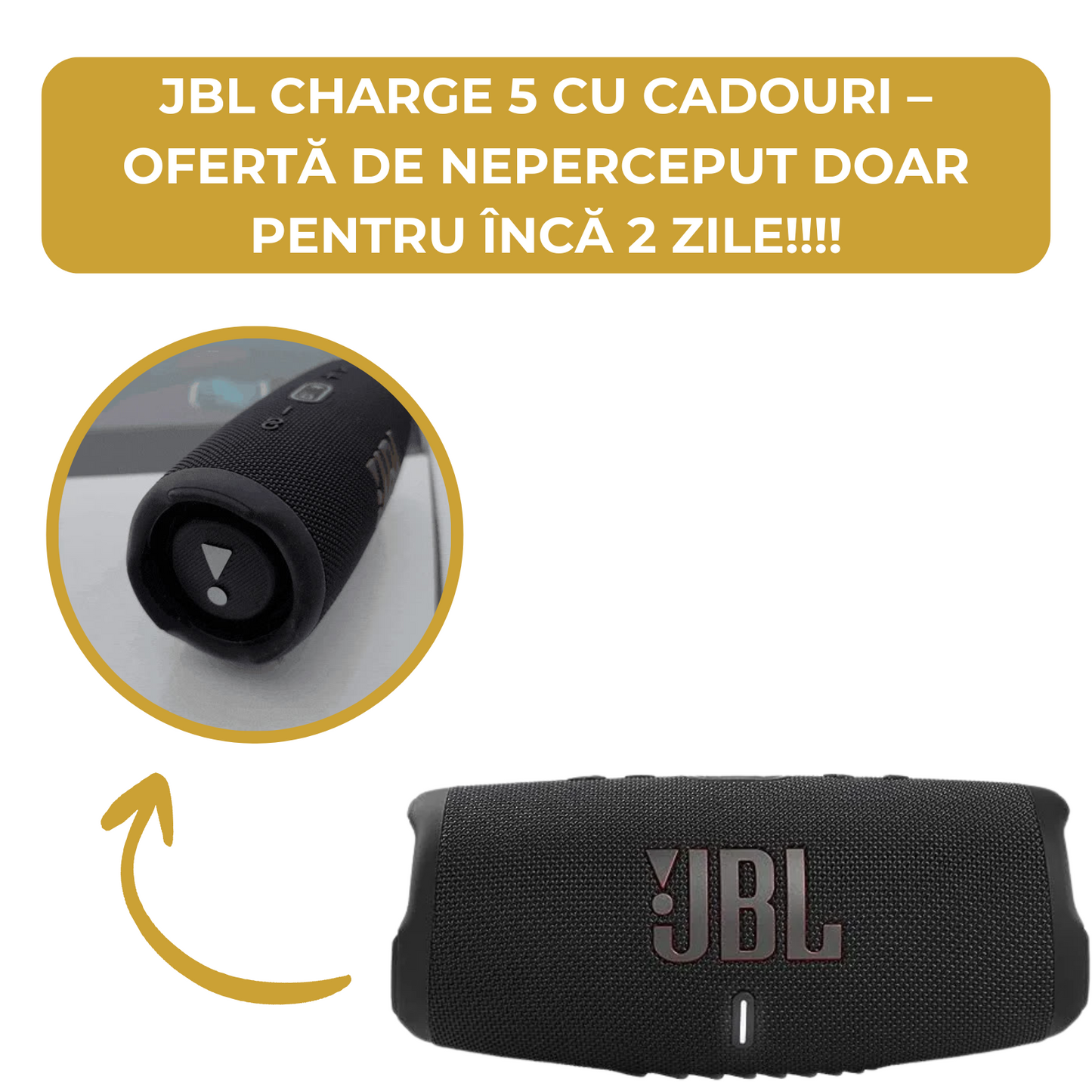 JBL Charge 5 – 50% REDUCERE DOAR ACUM!