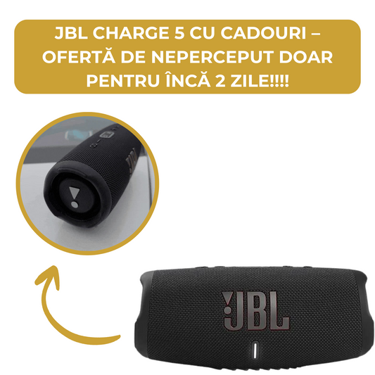 JBL Charge 5 – 50% REDUCERE DOAR ACUM!